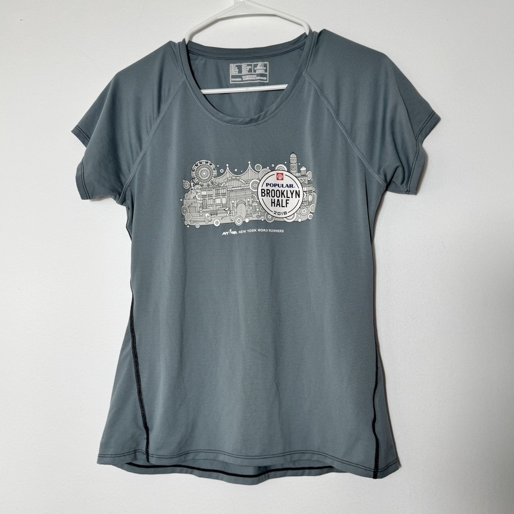 Popular Brooklyn Half Marathon Shirt Women Md 2018 New York NYC New Balance‎